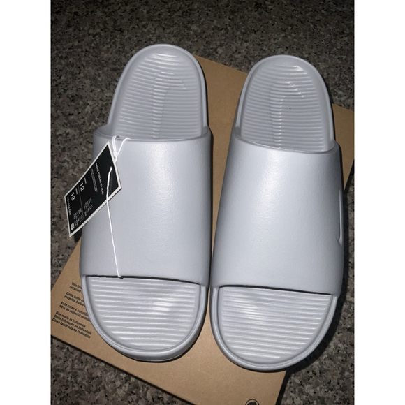 FD4116-004 Nike Calm Slide Wolf Grey Photon Dust Wolf Grey Men's Size 12 - Picture 7 of 8